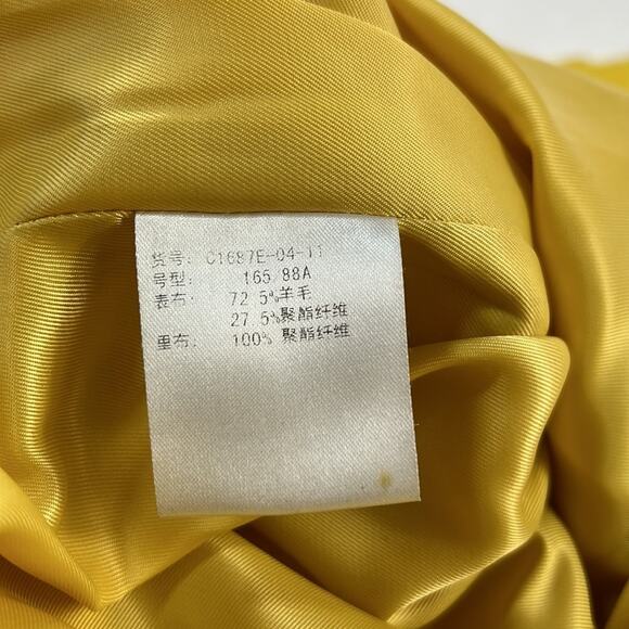 Circle mod stylemustard yellow shift dress, size 165/88a or small - Picture 10 of 13